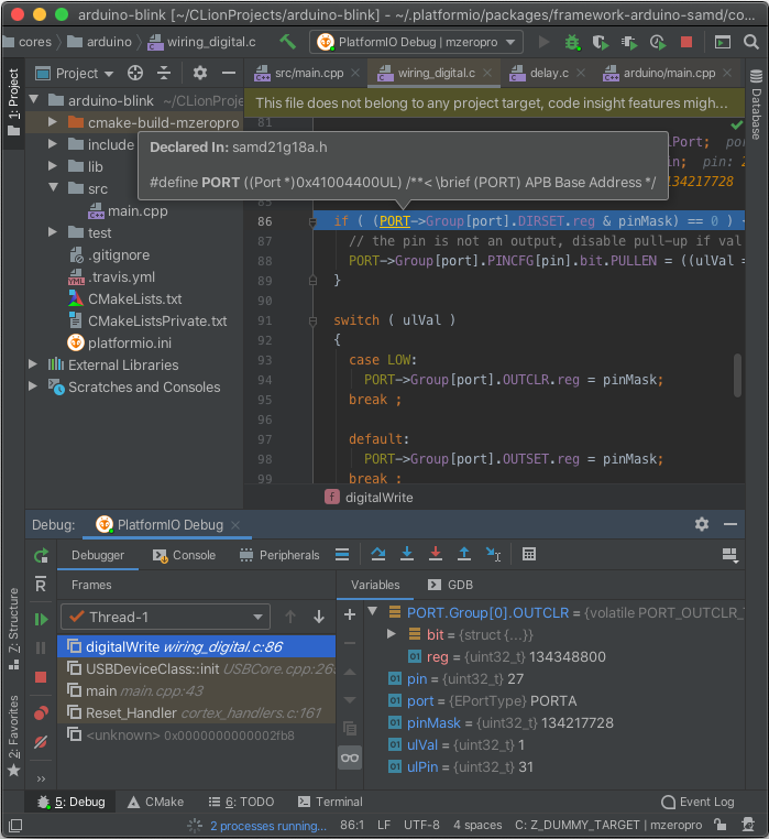 intellij clion