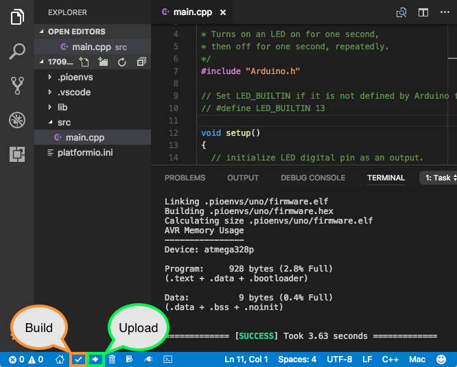 update path for c++ visual studio code mac