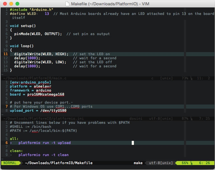 Vim PlatformIO V6 1 Documentation