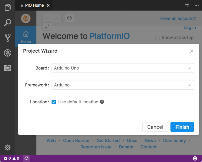 PlatformIO IDE for VSCode — PlatformIO  documentation